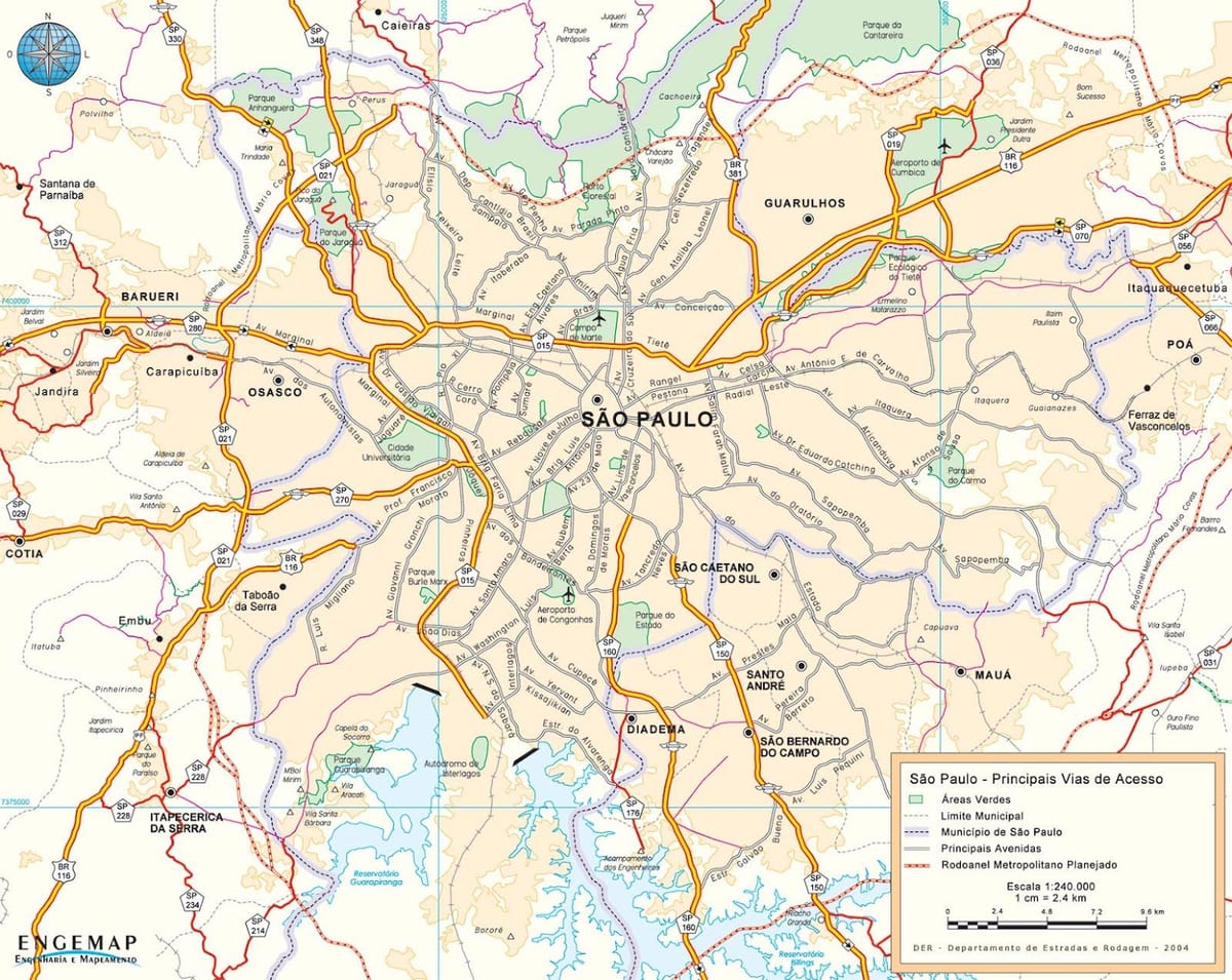 harta São Paulo