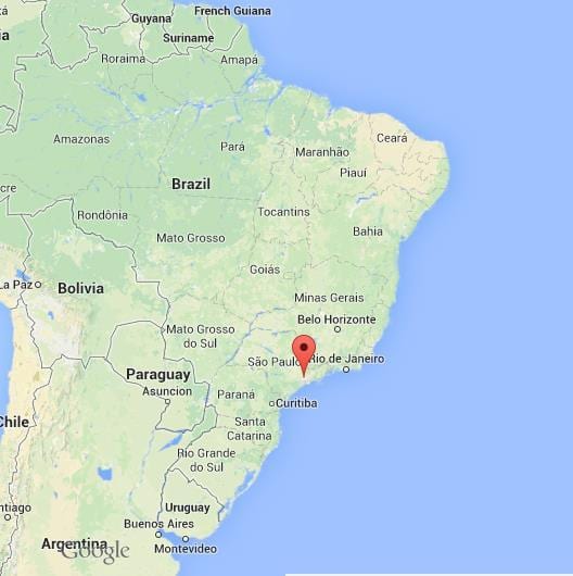 São Paulo, brazilia hartă