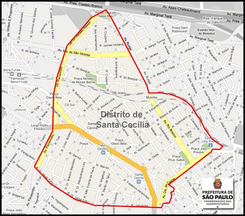 harta santa cecilia Sao Paulo